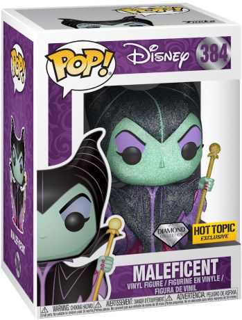 Figurine Funko Pop La Belle au Bois Dormant [Disney] #384 Malefique - Pailleté