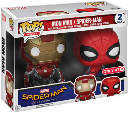 Iron Man / Spider-Man 2 Pack Funko Pop! - Spider-Man Homecoming - Cond