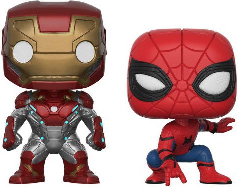 Figurine Funko Pop Spider-Man Homecoming [Marvel] Iron Man & Spider-Man - 2 pack