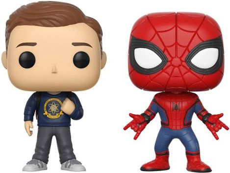 Figurine Funko Pop Spider-Man Homecoming [Marvel] Peter Parker & Spider-Man - 2 pack