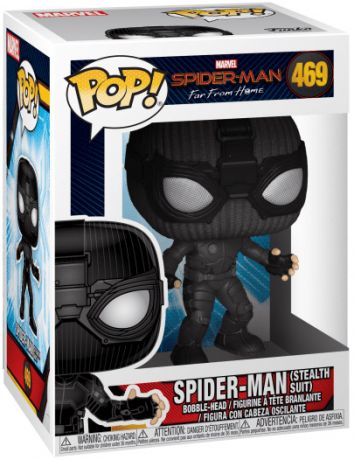Figurine Funko Pop Spider-Man : Far from Home [Marvel] #469 Spider-Man avec Costume Furtif