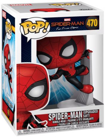 Figurine Funko Pop Spider-Man : Far from Home [Marvel] #470 Spider-Man avec Costume Amélioré