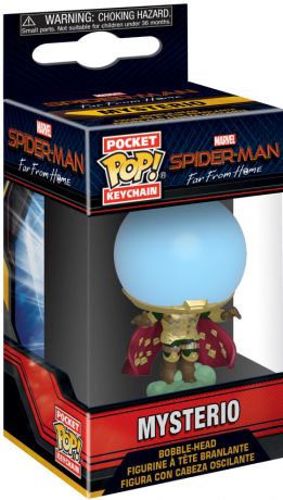 Figurine Funko Pop Spider-Man : Far from Home [Marvel] Mysterio - Porte-clés