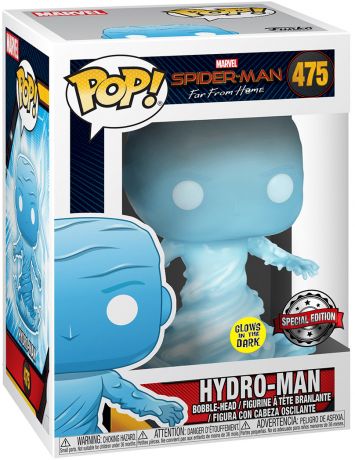 Figurine Funko Pop Spider-Man : Far from Home [Marvel] #475 Hydro-Man - Brillant dans le noir
