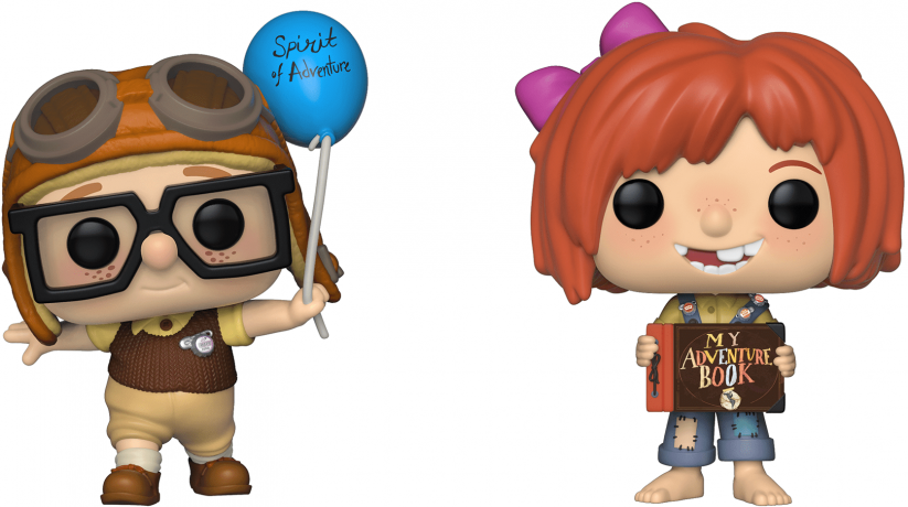 Figurine Pop Là-Haut [Disney] pas cher : Carl & Ellie - 2 Pack