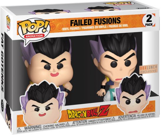 Figurine Funko Pop Dragon Ball Z Fusions Ratées - 2 Pack