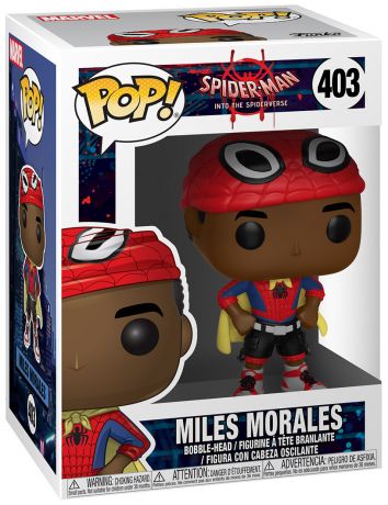 Figurine Funko Pop Spider-Man : New Generation [Marvel] #403 Miles Morales avec cape