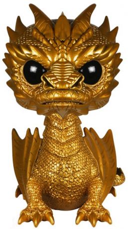 Figurine Funko Pop Le Hobbit Smaug - Métallique Or & 15 cm