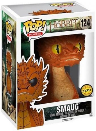 Figurine Funko Pop Le Hobbit #124 Smaug Yeux Jaunes - 15 cm [Chase]