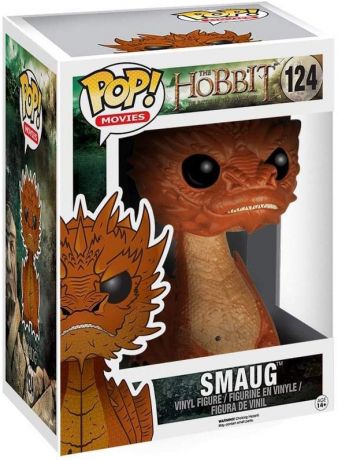 Figurine Funko Pop Le Hobbit #124 Smaug Orange - 15 cm