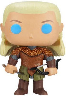 Figurine Funko Pop Le Hobbit #46 Legolas Vertefeuille avec Yeux Bleus