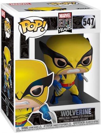 Figurine Funko Pop Marvel 80 ans #547 Wolverine