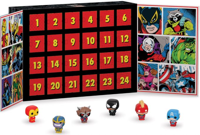 Figurine Pop Marvel Comics pas cher : Calendrier de l'Avent 2019 Marvel