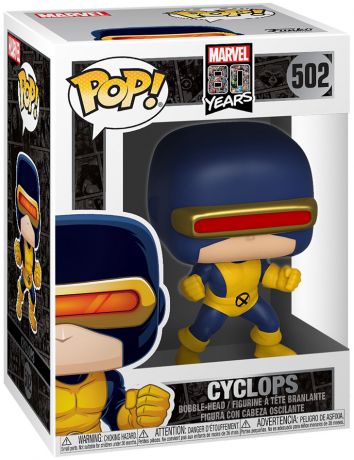 Figurine Funko Pop Marvel 80 ans #502 Cyclope