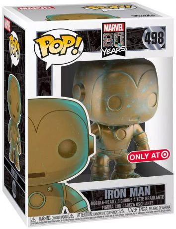 Figurine Funko Pop Marvel 80 ans #498 Iron Man - Patine