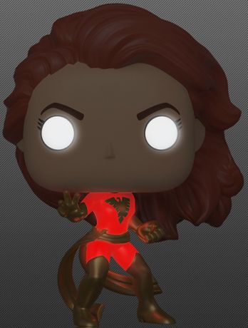 Figurine Funko Pop X-Men [Marvel] #422 Dark Phoenix Pose en Pleine Action - Brillant dans le noir