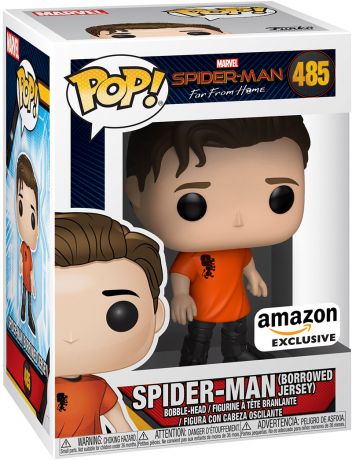 Figurine Funko Pop Spider-Man : Far from Home [Marvel] #485 Spider-Man avec Maillot Emprunté