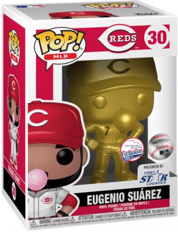Figurine Funko Pop MLB : Ligue Majeure de Baseball #30 Eugenio Suarez - Or