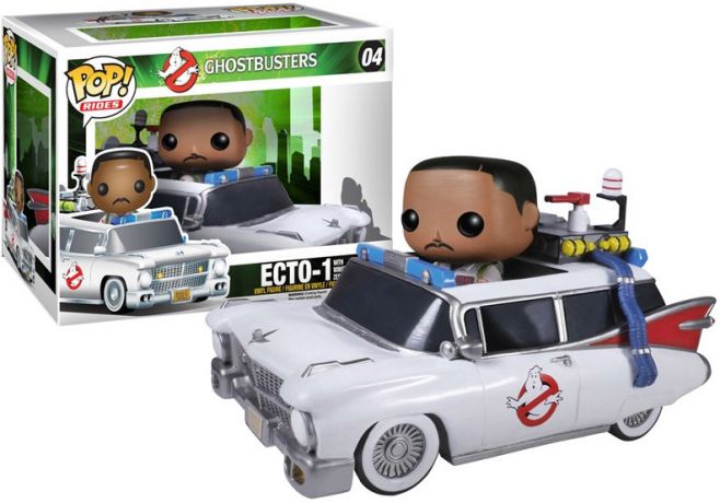 Figurine Funko Pop SOS Fantômes #04 Winston Zeddemore avec Ecto-1
