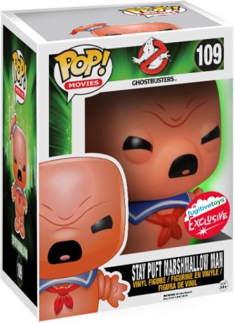 Figurine Funko Pop SOS Fantômes #109 Bibendum Chamallow - Rose brillant dans le noir