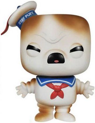 Figurine Funko Pop SOS Fantômes #109 Bibendum Chamallow en Colère & Brûlé - 15 cm