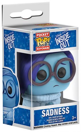 Figurine Funko Pop Vice-Versa [Disney] Tristesse - Porte-clés