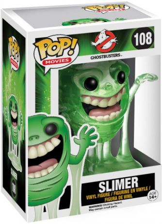 Figurine Funko Pop SOS Fantômes #108 Slimer - Translucide