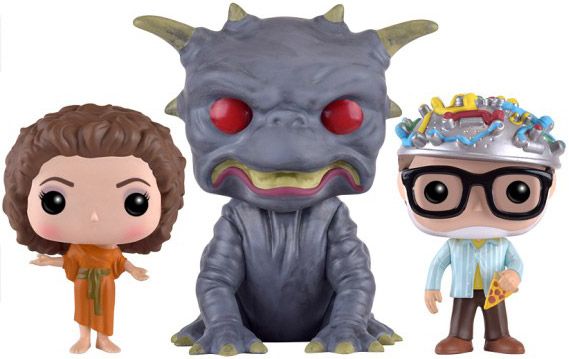 Figurine Funko Pop SOS Fantômes Le Gardien de la Porte, Zuul & le Maître des Clés - 3 pack