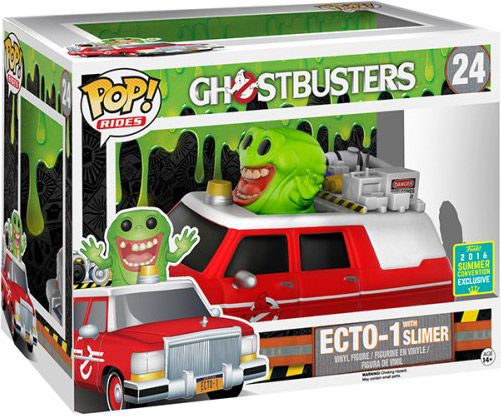 Figurine Funko Pop SOS Fantômes #24 Slimer avec Ecto-1