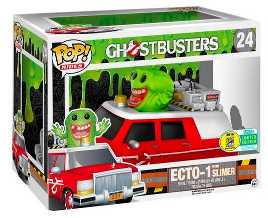 Figurine Funko Pop SOS Fantômes #24 Slimer avec Ecto-1