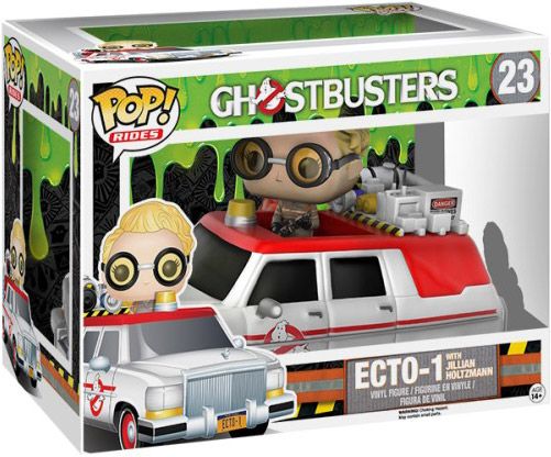 Figurine Funko Pop SOS Fantômes #23 Dr Jillian Holtzmann avec Ecto-1