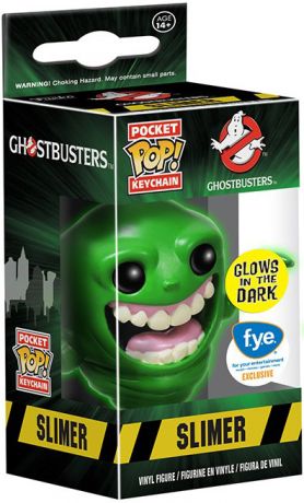 Figurine Funko Pop SOS Fantômes Slimer - Porte-clés & Brillant dans le noir