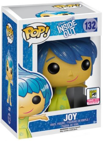 Figurine Funko Pop Vice-Versa [Disney] #132 Joie - Cheveux Brillants