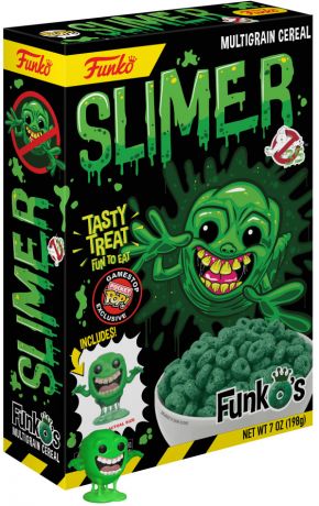 Figurine Funko Pop SOS Fantômes Slimer FunkO's - Céréales & Pocket