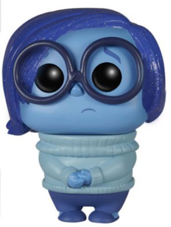 Figurine Funko Pop Vice-Versa [Disney] #133 Tristesse - Cheveux Brillants