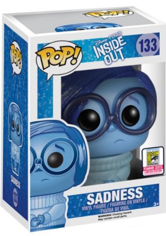 Figurine Funko Pop Vice-Versa [Disney] #133 Tristesse - Cheveux Brillants