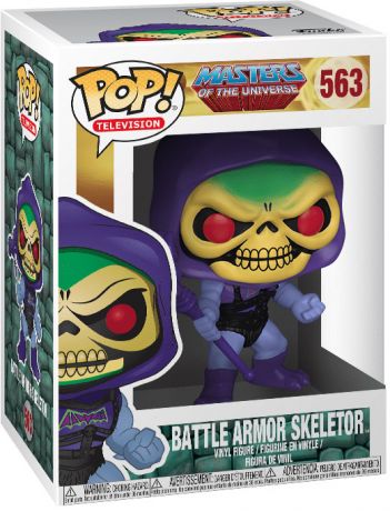 Figurine Funko Pop Les Maîtres de l'univers #563 Skeletor avec Armure de Combat