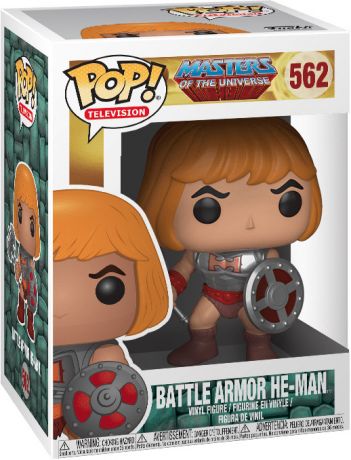 Figurine Funko Pop Les Maîtres de l'univers He-Man avec Armure de Combat