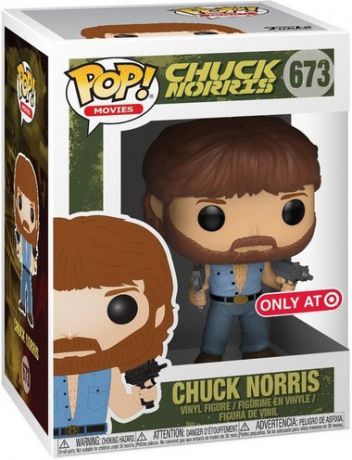 Figurine Funko Pop Célébrités #673 Chuck Norris avec Uzis