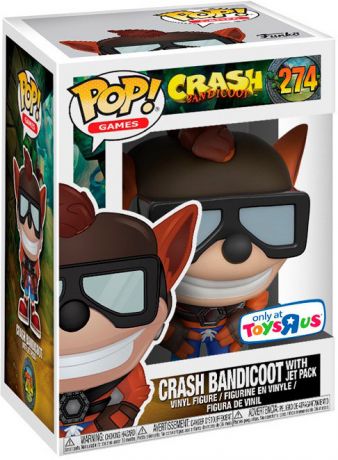 Figurine Funko Pop Crash Bandicoot #274 Crash Bandicoot avec Jet Pack