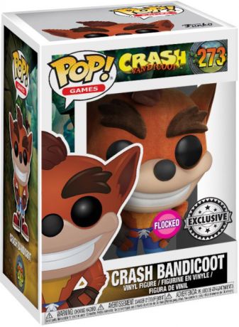 Figurine Funko Pop Crash Bandicoot #273 Crash Bandicoot - Flocked