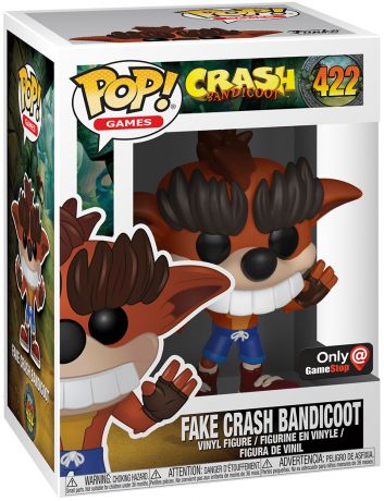Figurine Funko Pop Crash Bandicoot #422 Faux Crash Bandicoot