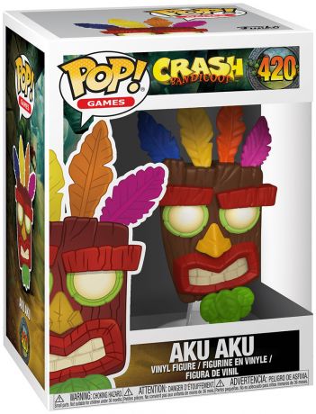Figurine Funko Pop Crash Bandicoot #420 Aku Aku