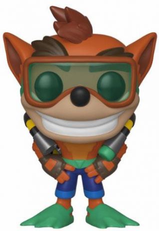 Figurine Funko Pop Crash Bandicoot #421 Crash Bandicoot avec équipement de plongée