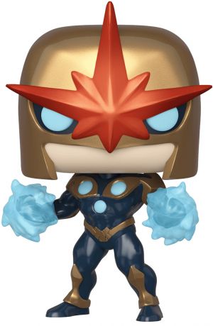 Figurine Funko Pop Marvel Comics #494 Nova - Métallique