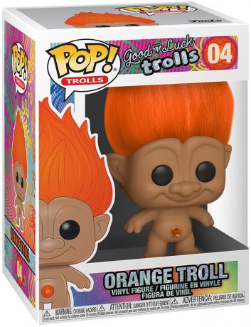 Figurine Funko Pop Les Trolls #04 Troll Orange
