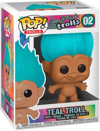 Figurine Funko Pop Les Trolls #02 Troll Sarcelle