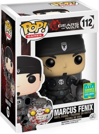 Figurine Funko Pop Gears of War #112 Marcus Fenix avec Lancer Or