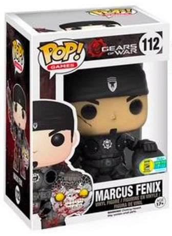 Figurine Funko Pop Gears of War #112 Marcus Fenix avec Lancer Or