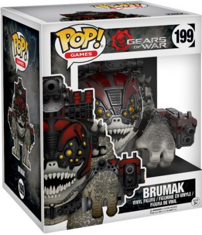 Figurine Funko Pop Gears of War #199 Brumak - 15 cm